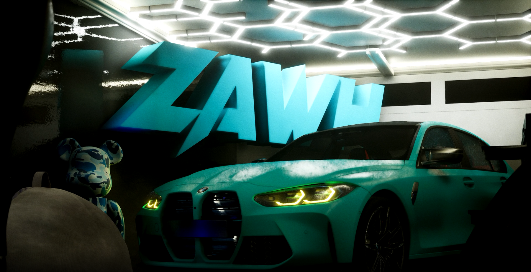 Custom Garage Environment - 3D Animated Intro